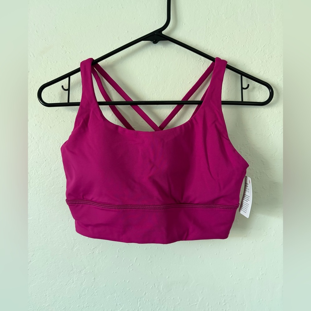 NWT Lululemon Energy Bra Long Line *Medium Support, B–D Cup
Ripened Raspberry